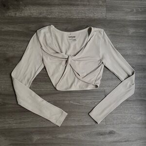 Garage Twist Front Seamless Crop Top